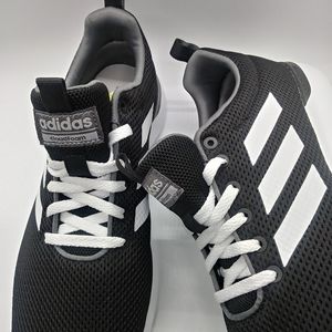 Black and white Adidas